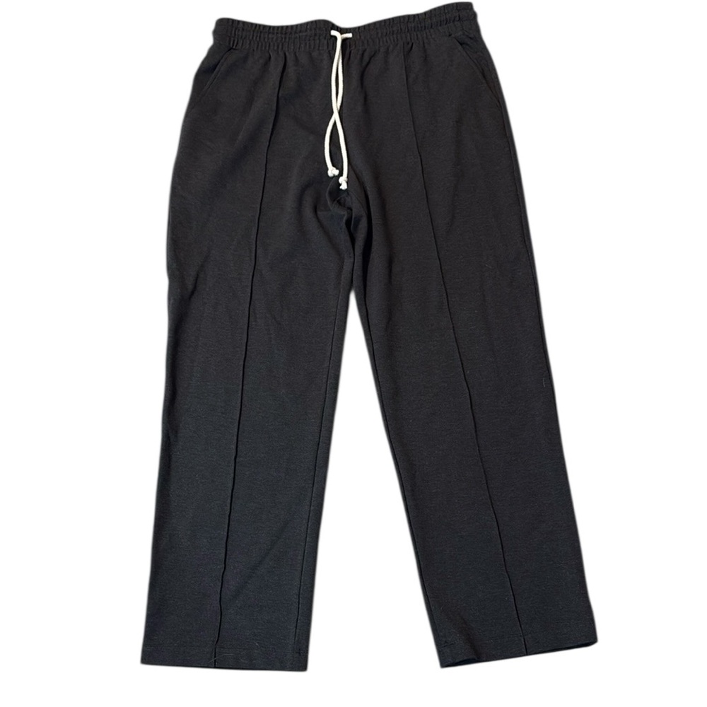Loft Active Wear Pants w/pockets Black Large Casual NWT